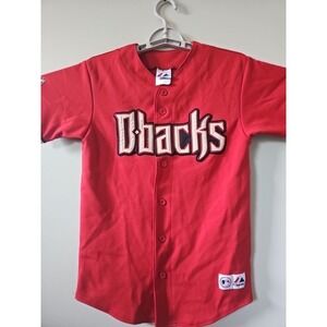 Majestic Arizona Diamondbacks Women's Size‎ Small Baseball Jersey Red MLB